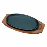 トキワ 鉄 ステーキ皿 301 小判 小 24㎝ | 食品包材｜食材の通販なら