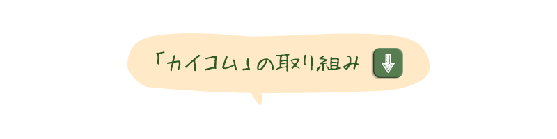 「カイコム」の取り組み