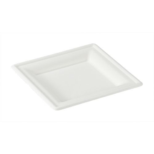 モールド角皿6インチ (白) TM-P302