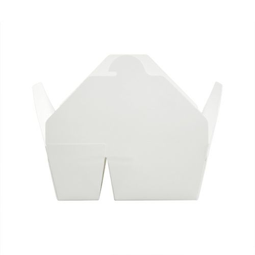 ペーパーランチボックス（仕切付）白