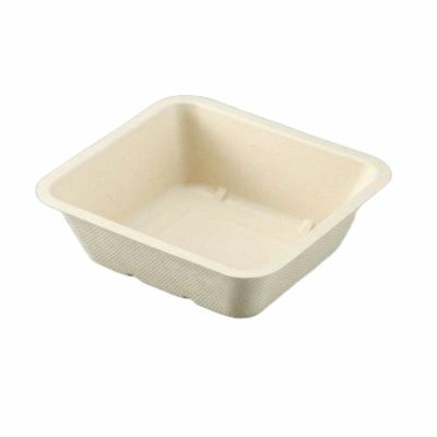 24オンスモールド角型容器(未晒し)(FP-FT-24)