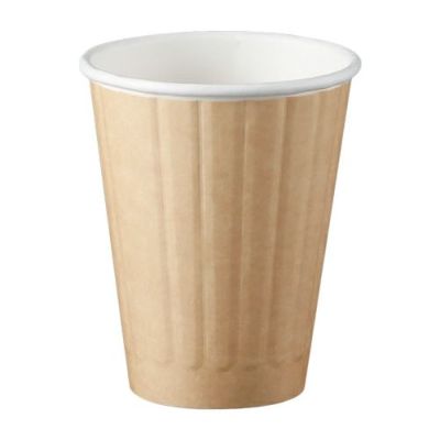 紙コップ8オンス(260ml)<br> DWカップクラフト(80口径) PLAラミ 50入【02624B】