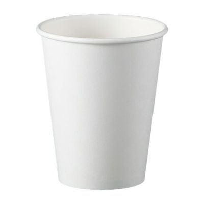 8オンス(260ml)<br> 厚紙コップ白 本体 1000入