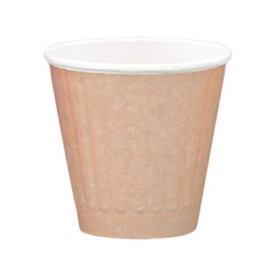 8オンス(410ml)<br> DWカップ クラフト(90口径)PLAラミ 50入【02623B】