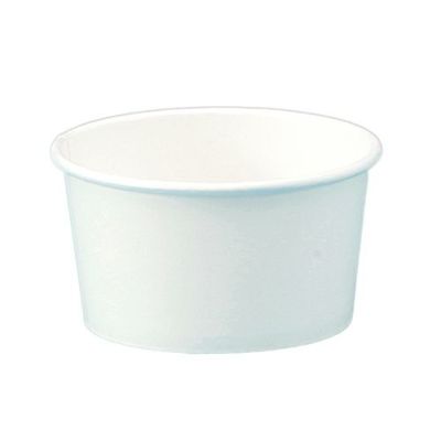 12オンス アイス&スープカップ(白)(PLAラミ)【02612】