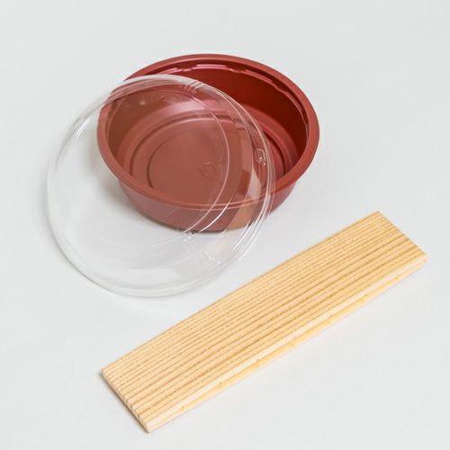 ワン折丸43A杉赤K20フタ(100)セット アクタ