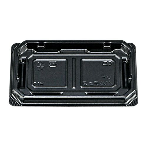 和菓子2個用 容器 ＵＦパルチェ２ 黒本体(フタ別売)