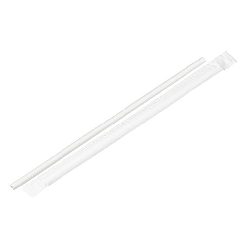 紙ストレートストロー(白)紙完封φ5.5×180mm
