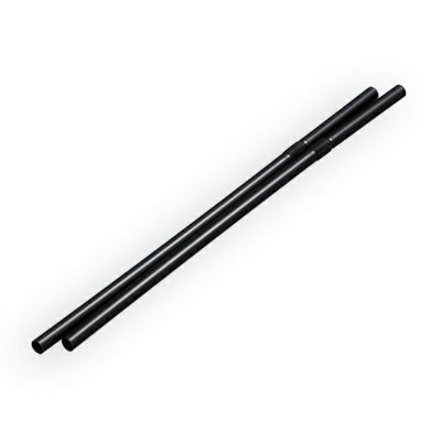 フレックスストロー(黒) バラ ジャバラ 500入