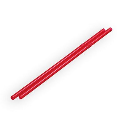 フレックスストロー(赤) バラ ジャバラ 500入