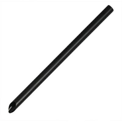 タピオカストロー(黒)斜めカット バラ 12φx210mm 3000入