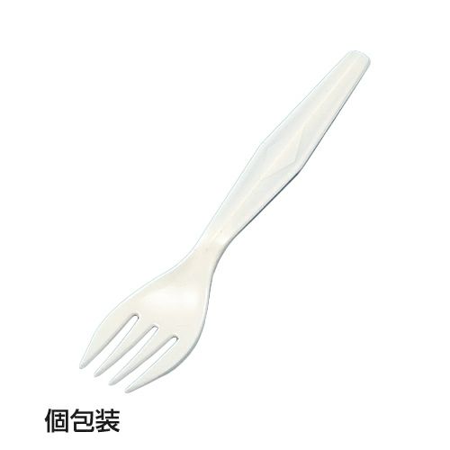 特中フォーク(白)(個包装)