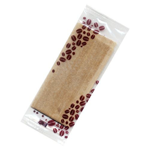 森林管理認証 未晒おしぼり コーヒー WM-51