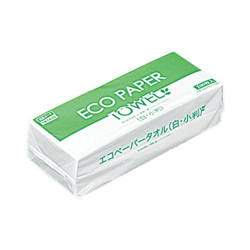 エコペーパータオル (白・小判)