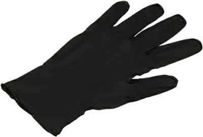 衛生用 ニトリル手袋 BLACK 粉無 SS