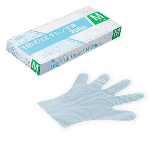 エンボスタイプHDポリエチレン手袋 箱入PHB－03 （L） | 食品包材
