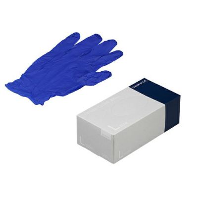 N415 ニトリル手袋 粉無 DARK BLUE (L) ※ネット通販限定