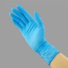 N420 使い捨て ニトリル手袋 粉無 BLUE (SS)
