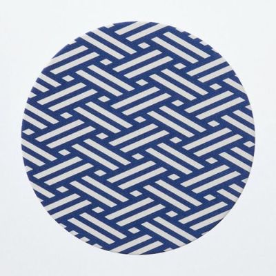 和柄コースター　丸型　三崩し（さんくずし）