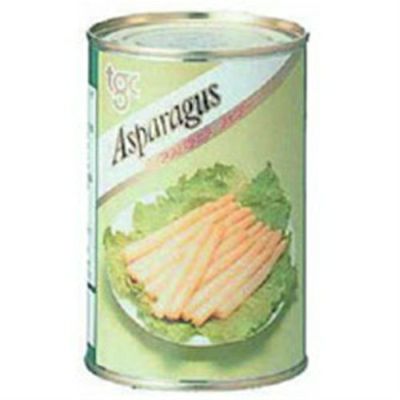 ⑧天狗缶詰）アスパラガス4号缶（固形285ｇ　内容総量425g）Ｍサイズ（約16～25本入）