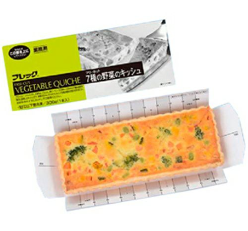 ⑧フレック）７種の野菜のキッシュ1本（300g）