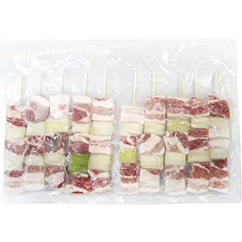 ⑧フーズタヒコ）豚バラ葱間約35g×10本入