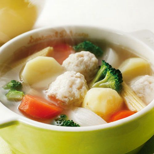 ⑧【冬商材】ヨコオ）みつせ鶏のふわふわだんご570g（約42個入）