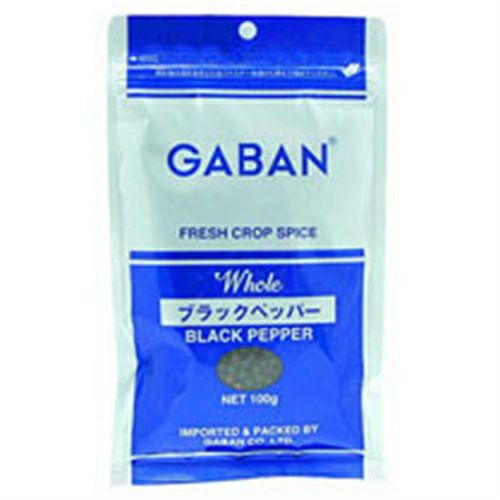 ⑧ギャバン）ブラックペッパー（ホール）100g