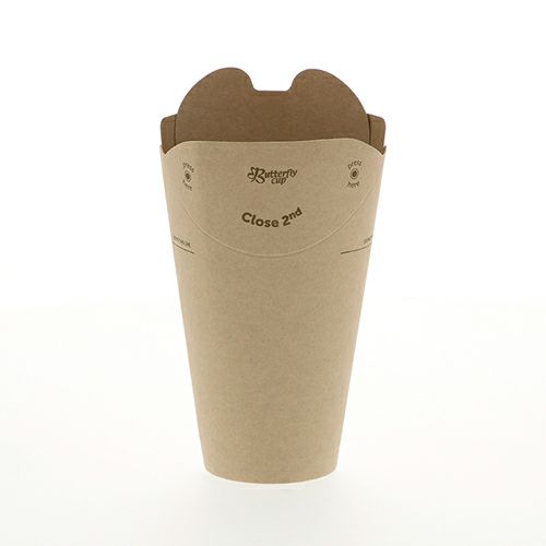 HEIKO バタフライカップ 12オンス シングル 未晒無地 800入　紙コップ・紙カップ