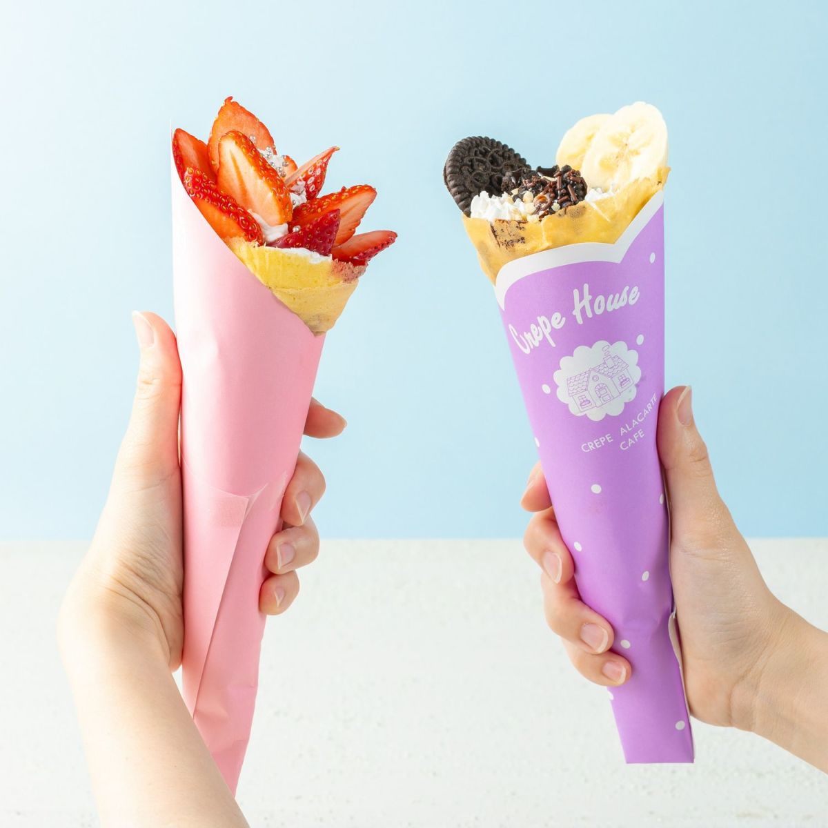 ハニークレープ包装紙(ピンク)