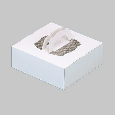 ガトーケース ホワイト（アルミ皿付）6号 100入 | 食品包材