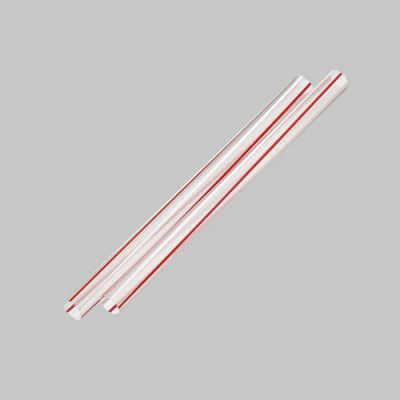 タピオカストロー Ｒ (赤ストライプ) 5000入