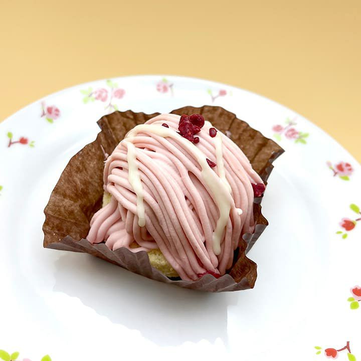 終売] ⑧【春商材】フレック）ミニカットケーキミルクレープ（いちご