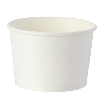 【嵌合フタ別売り】HEIKO 製菓資材 アイスカップ 10オンス(300ml) 97-300 ホワイト 1000入