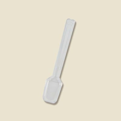 HEIKO プラスチックスプーン 9cm 個包装 透明  100本×10袋