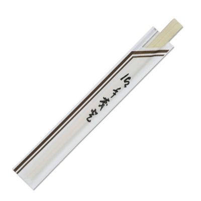 HEIKO 割箸 アスペン元禄箸 茶中 20.3cm 袋入り  100膳×40袋