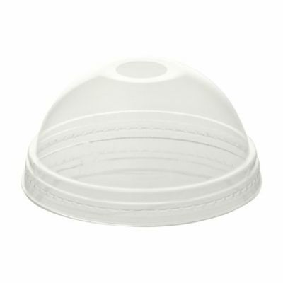 プラスチックカップ PETカップ用蓋 TAPS92D ドーム蓋ストロー穴あり 100入