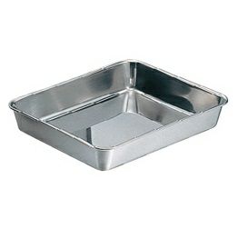 【中古品】クローバー18-8ステンレス角バット6枚取　5枚セット 中古品】クローバー18-8ステンレス角バット6枚取 5枚セット