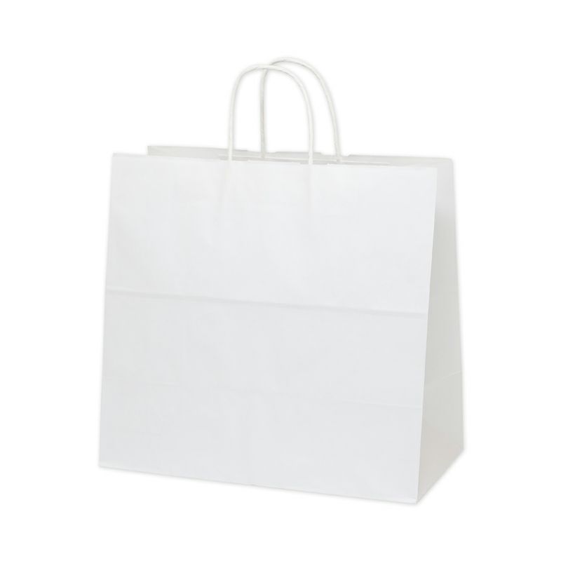 HEIKO 紙袋 25チャームバッグ 41-1 白無地 200枚 | 食品包材｜食材の