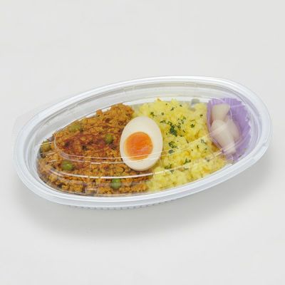 カレー容器 MS-214 白 本体のみ (V) 600入