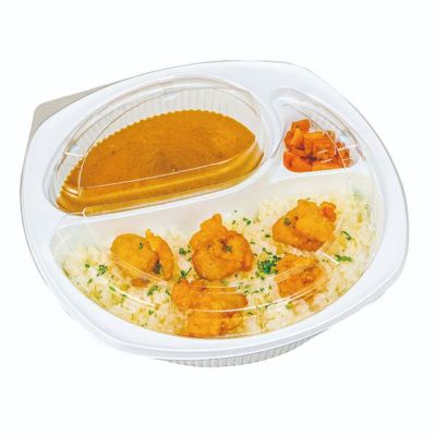 カレー容器 MS-217 白 本体のみ 300入
