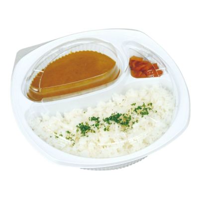 カレー容器 MS-21９ 白 本体のみ 400入