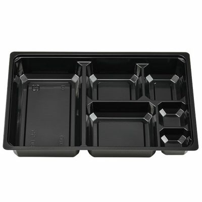 エフピコチューパ MSDシリーズ 仕出し弁当容器80-80D-1黒　300枚 MSD中仕切 80-55 黒 ※外箱別売り 300入 | 食品包材｜食材の通販