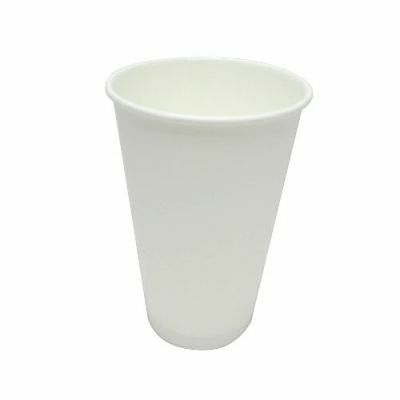 16オンス紙ホットカップ(白) 紙コップ 1600入