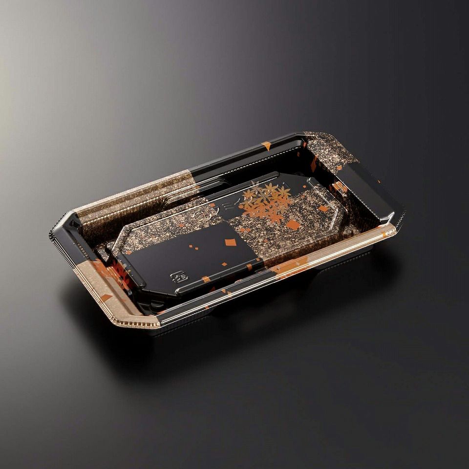 HS澄板 18-11 箔絵BK-BK 身 1000入 | 食品包材｜食材の通販ならカイコム