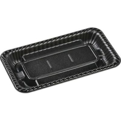 MFPティアラ角皿25－14本体 D黒W 600入 | 食品包材
