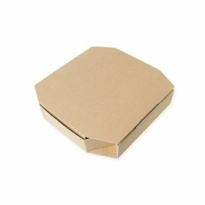 ＜名入れ印刷＞8インチピザボックス(クラフト) 500入 1色刷