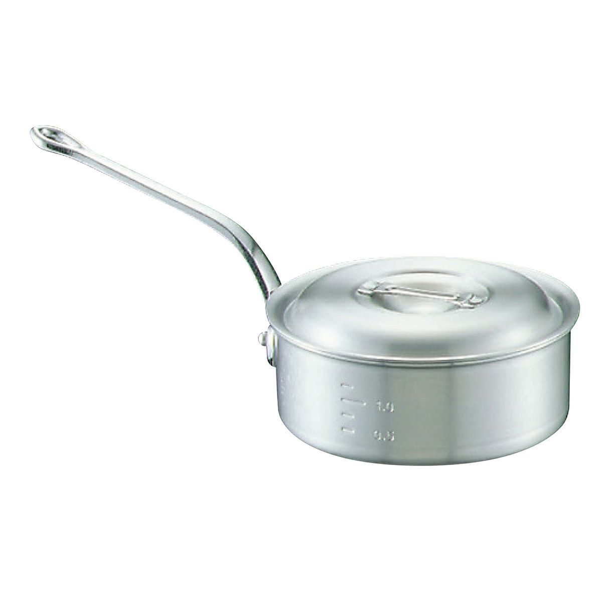 キング アルミ 浅型 片手鍋(目盛付)30cm | 食品包材｜食材の通販なら