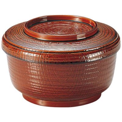 食洗機対応】ケヤキ割子 栃（内朱） 12033720 | 食品包材｜食材の通販