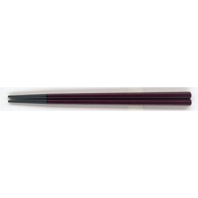 【食洗機対応】ＧーＰＥＴ　22.5cmチェック六角箸　チーク　90043654
